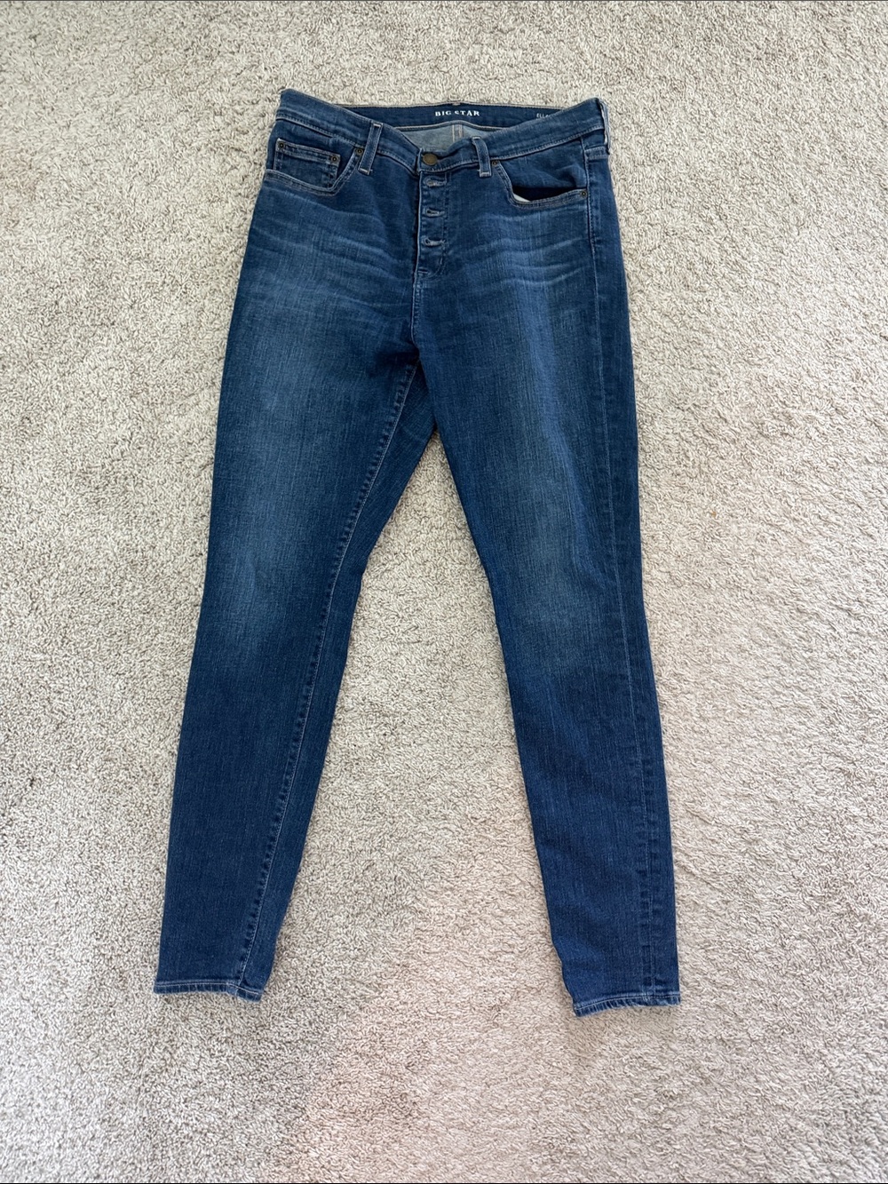 Big Star Dark Blue Skinny Jeans
